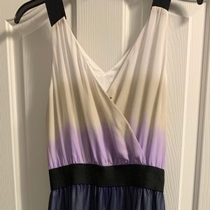 Watercolor maxi dress